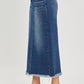 Risen - High Rise Frayed Long Pencil Skirt