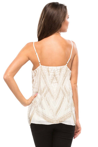 Parker - Marley Beaded Fringe Tank Top