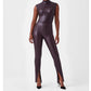 Spanx - Leather Like Front Slit Leggings