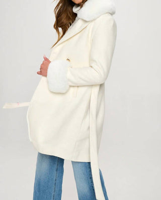 Coalition La - Vegan Wool Faux Fur Coat