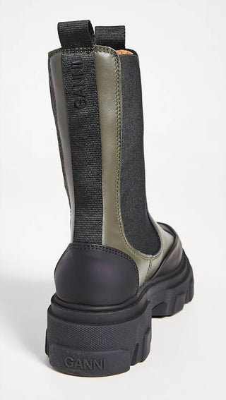 Ganni - Botas Chelsea Médias Femininas