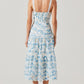 Astr - Pellagia Floral Eyelet Midi Dress