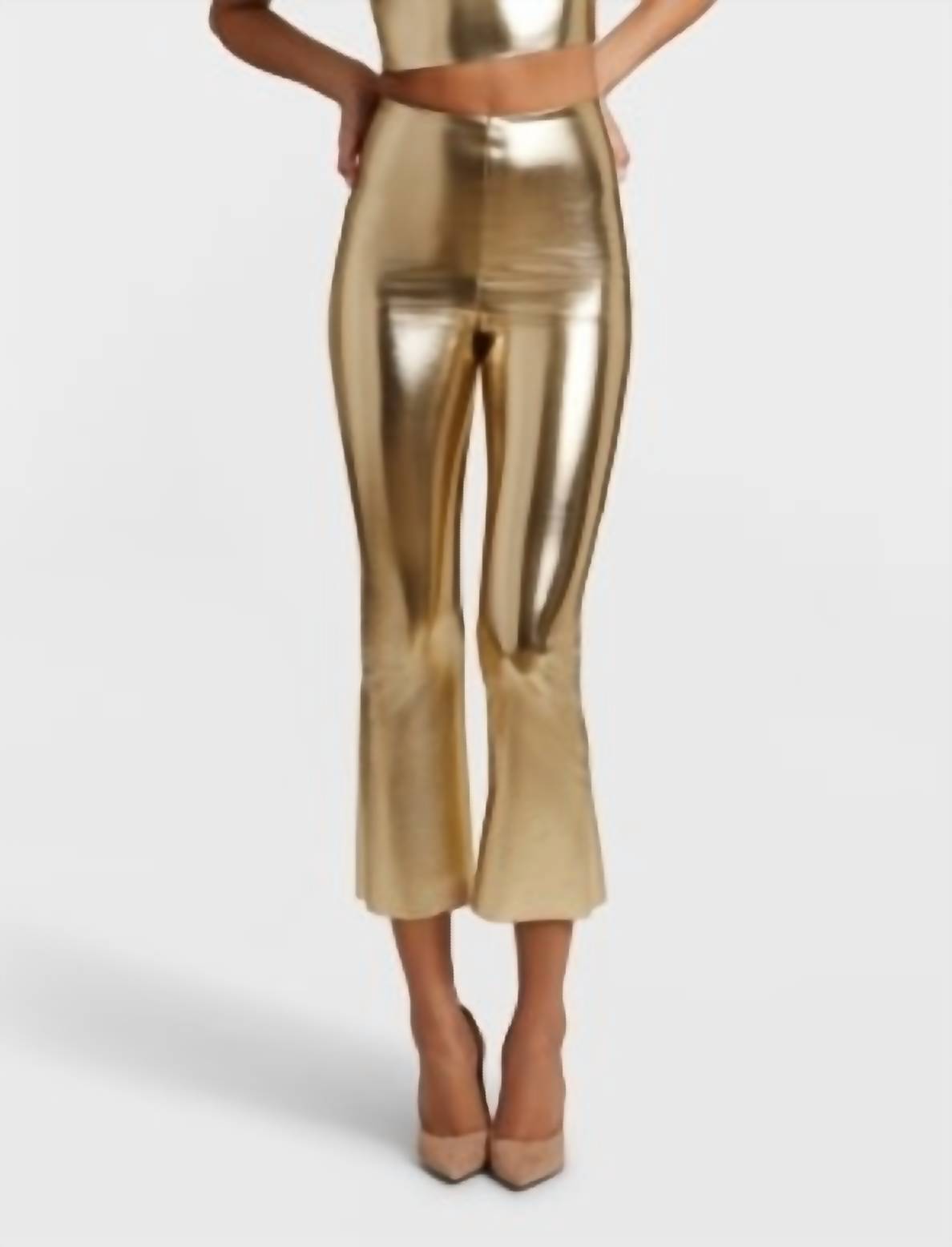 Commando - Faux Leather Cropped Flare