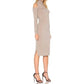 Autumn Cashmere - Cold Shoulder Turtleneck Cashmere Sweater Dress