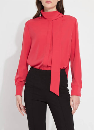 Camisa com gola cachecol Lysse - Odette