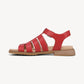 Dr. Scholl'S - Women's A Ok Rounded Open Toe Ankle Strap Flats Sandals