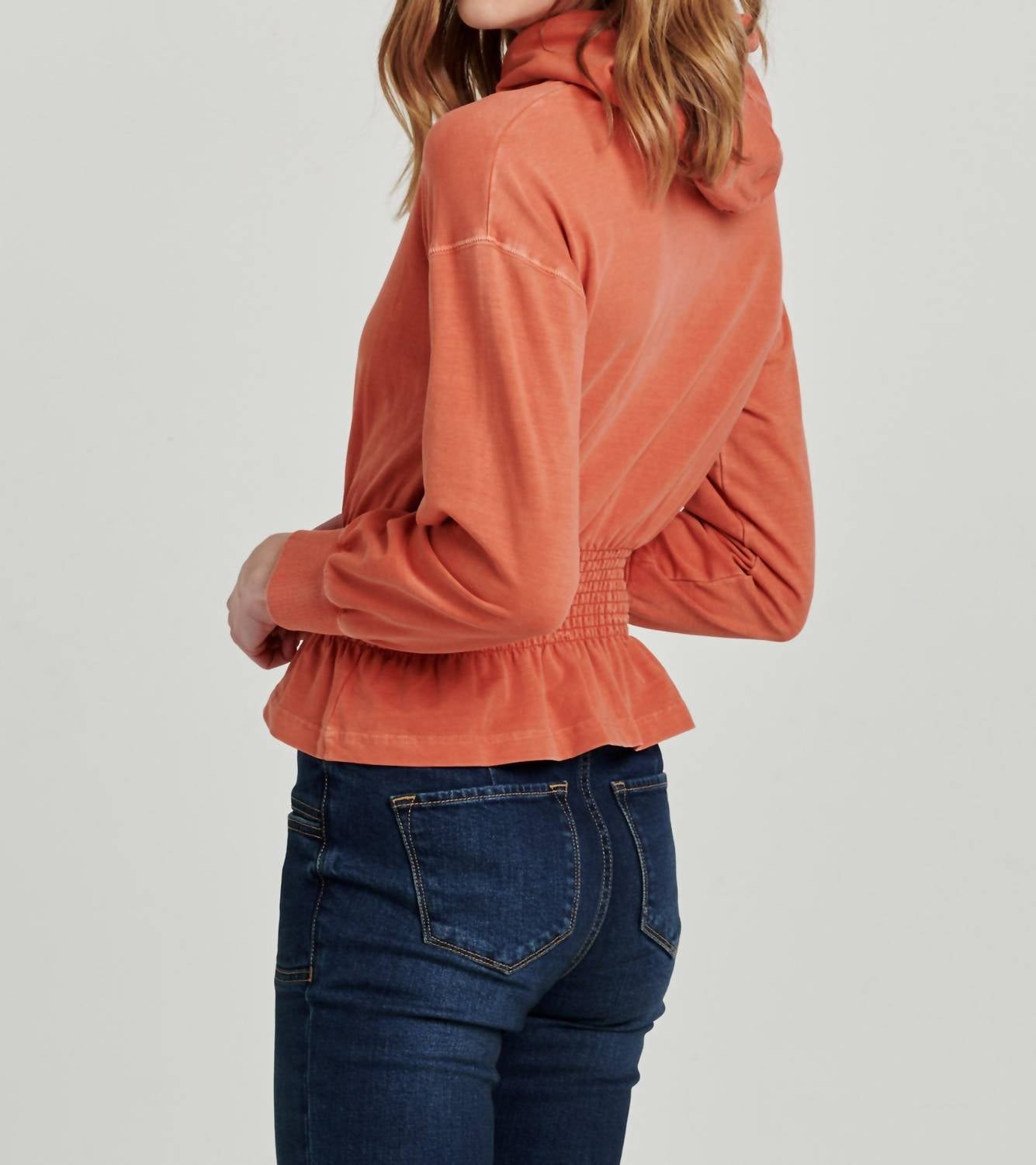Another Love - Chandler Smocked Waist Sweatshirt