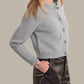 525 America - Lorena Crewneck Textured Sweater Jacket