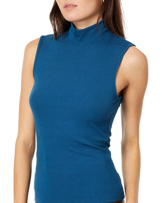 Santuário - Blusa Essencial Sem Mangas com Gola Careca
