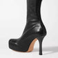 Bottega Veneta - Pre-loved Women Leather Platform Ankle Boots