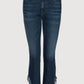 Frame - Le Crop Mini Boot Shredded Raw Jean