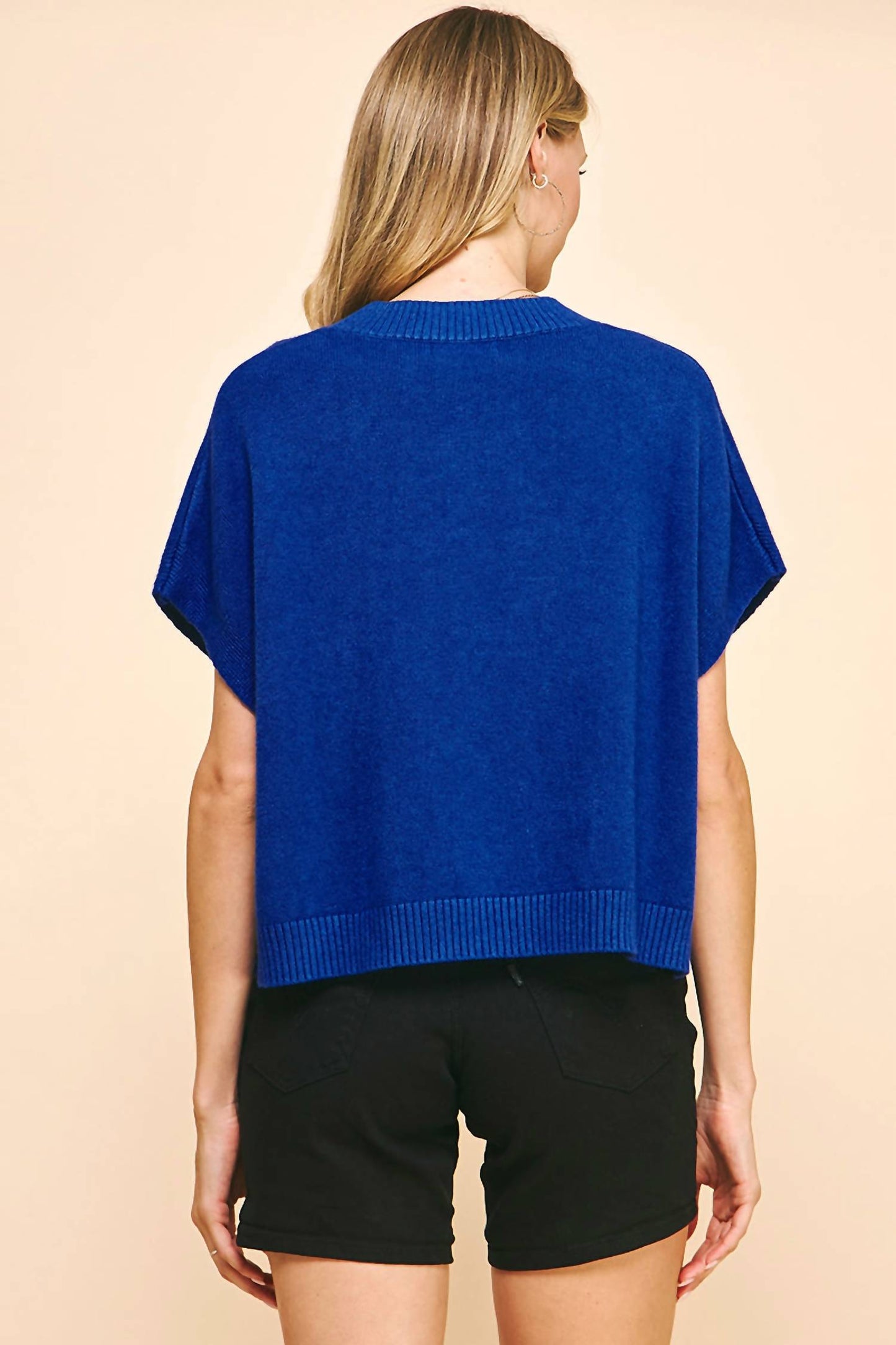 Pinch - Sterling Boxy Short Sleeve Sweater