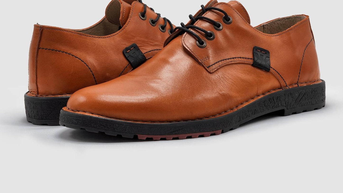 Kcr Group - Men's Derby Leather Dress Shoes