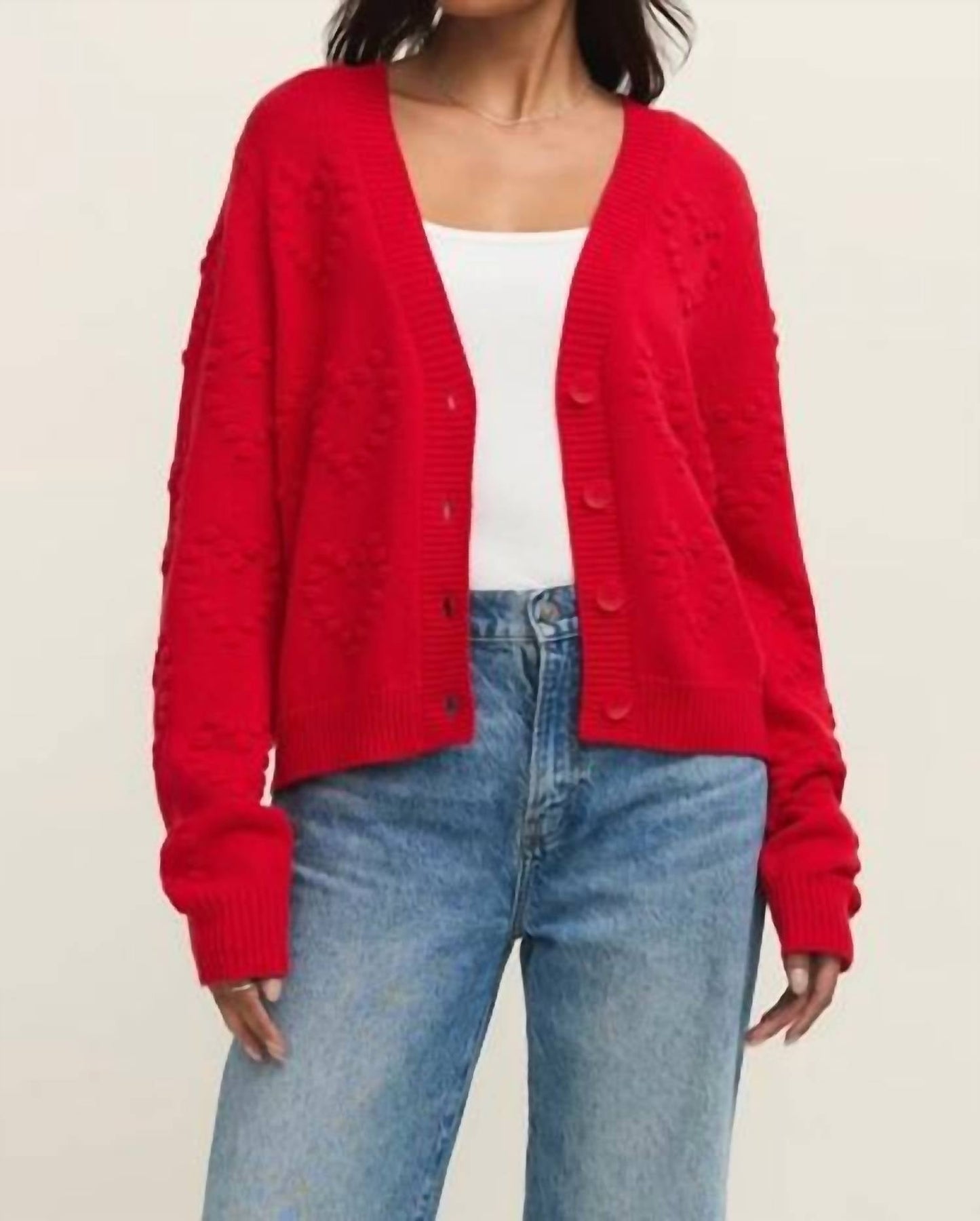 Z Supply - Hearts Embroidered Cardigan