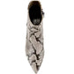 Michael Kors - Women's Kadence Snake Embossed Ankle Booties