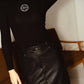 Mima Rosso - Leather Maxi Skirt