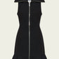 Ganni - Bonded Crepe Mini Dress