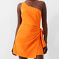 French Connection - Whisper One Shoulder Tie Dress