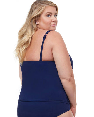 Perfil da Gottex - Top tankini plus size com aro e decote coração