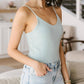 White Birch - Better Or Best Seafoam Tank Bodysuit