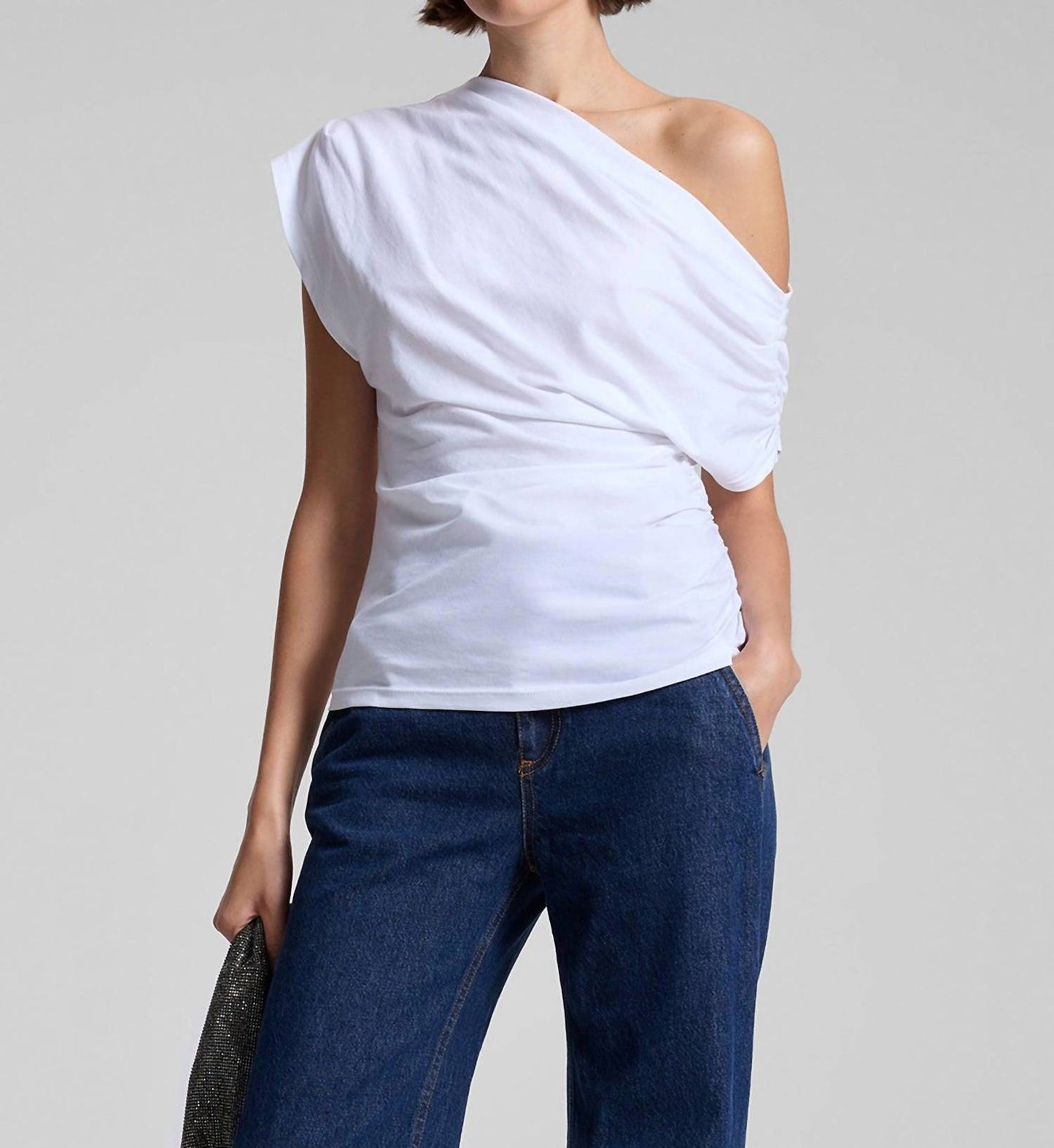 A.L.C. - Alice Asymmetric Off The Shoulder Top