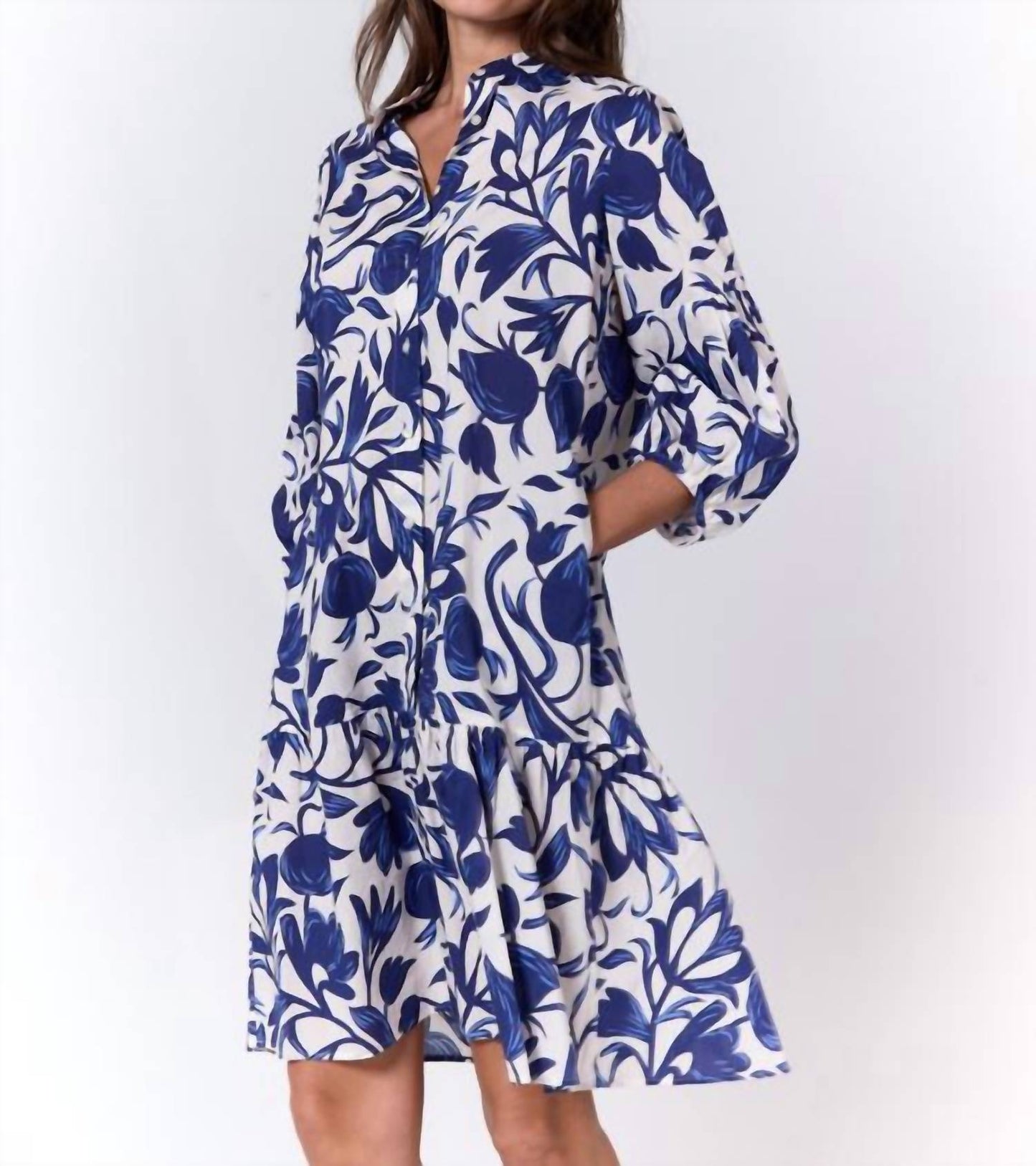 0039 Italy - Mila Ruffled Skirt Mini Dress