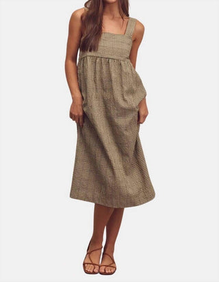 Amente - Back Tie Midi Dress