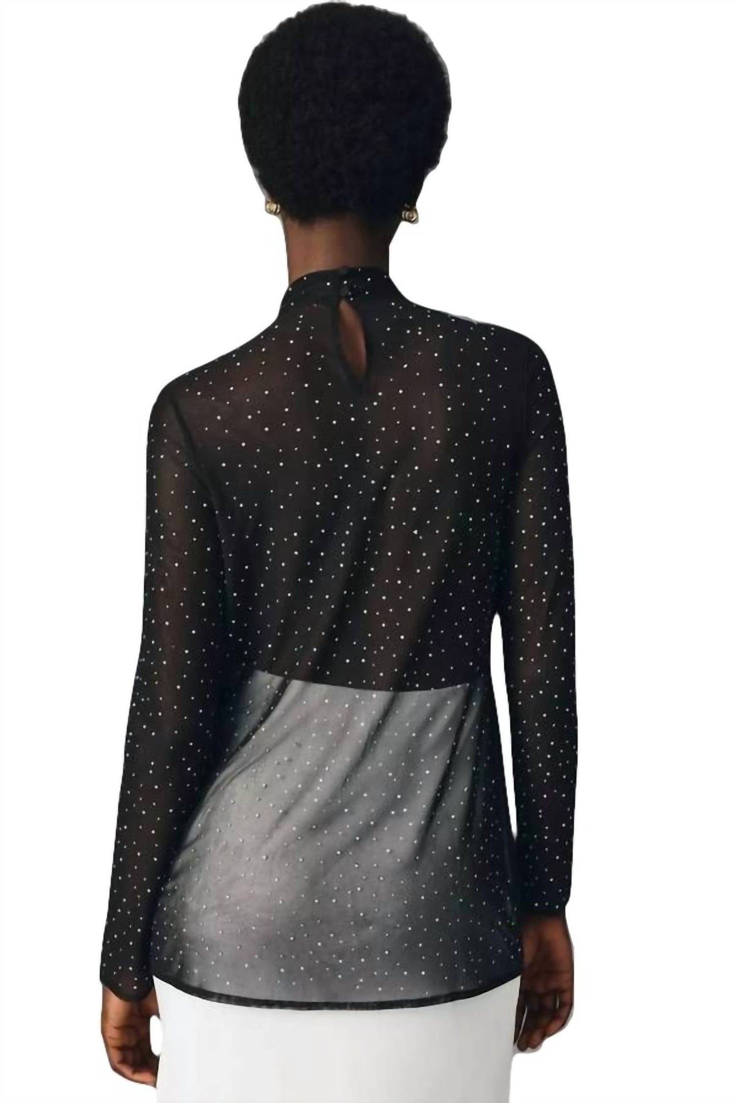 Eva Franco - Starlight Long-Sleeve Sheer Tunic