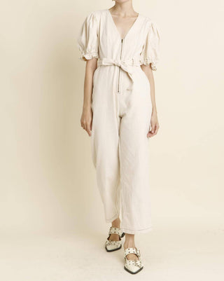 Aureum - Contrast Stitch Jumpsuit