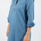 Hinson Wu - Women's Aileen Three Quarter Sleeve Denim Dress