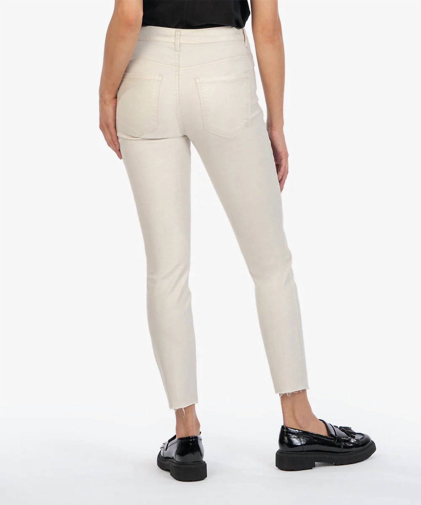 Kut From The Kloth - Charlize Coated High Rise Cigarette Leg Jeans