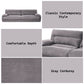 Cadenza Corduroy Loveseat - Gray