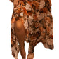 Baevely By Wellmade - Fall Floral Chiffon Maxi Skirt