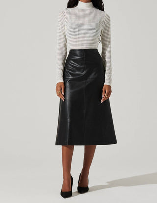 Astr - Lida Open Knit Top