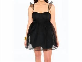 Buddylove - vestido curto de bolinhas suíças
