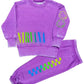 Rowdy Sprout - Kid's Rainbow Check Sweatpants