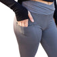 Julia Rose - Caitlin Crossover Full Length Leggings with Pockets