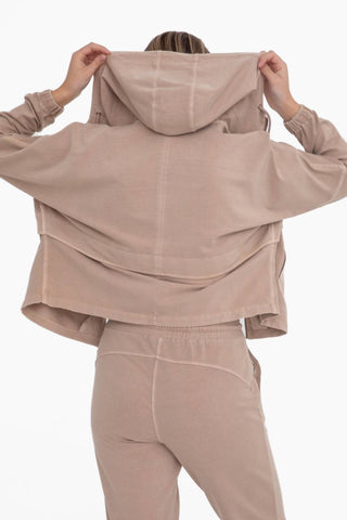 Mono B - Jaqueta jeans estilo utilitário