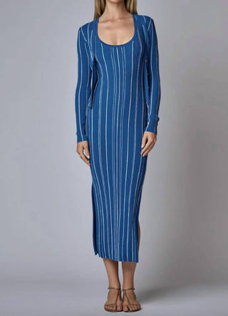 Hevron - Rose Knit Midio Dress