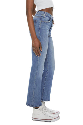 Mother - Hustler Ankle Fray Mini Boot High Rise Jean
