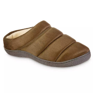 Isotoner - Chinelo masculino de microcamurça soprador