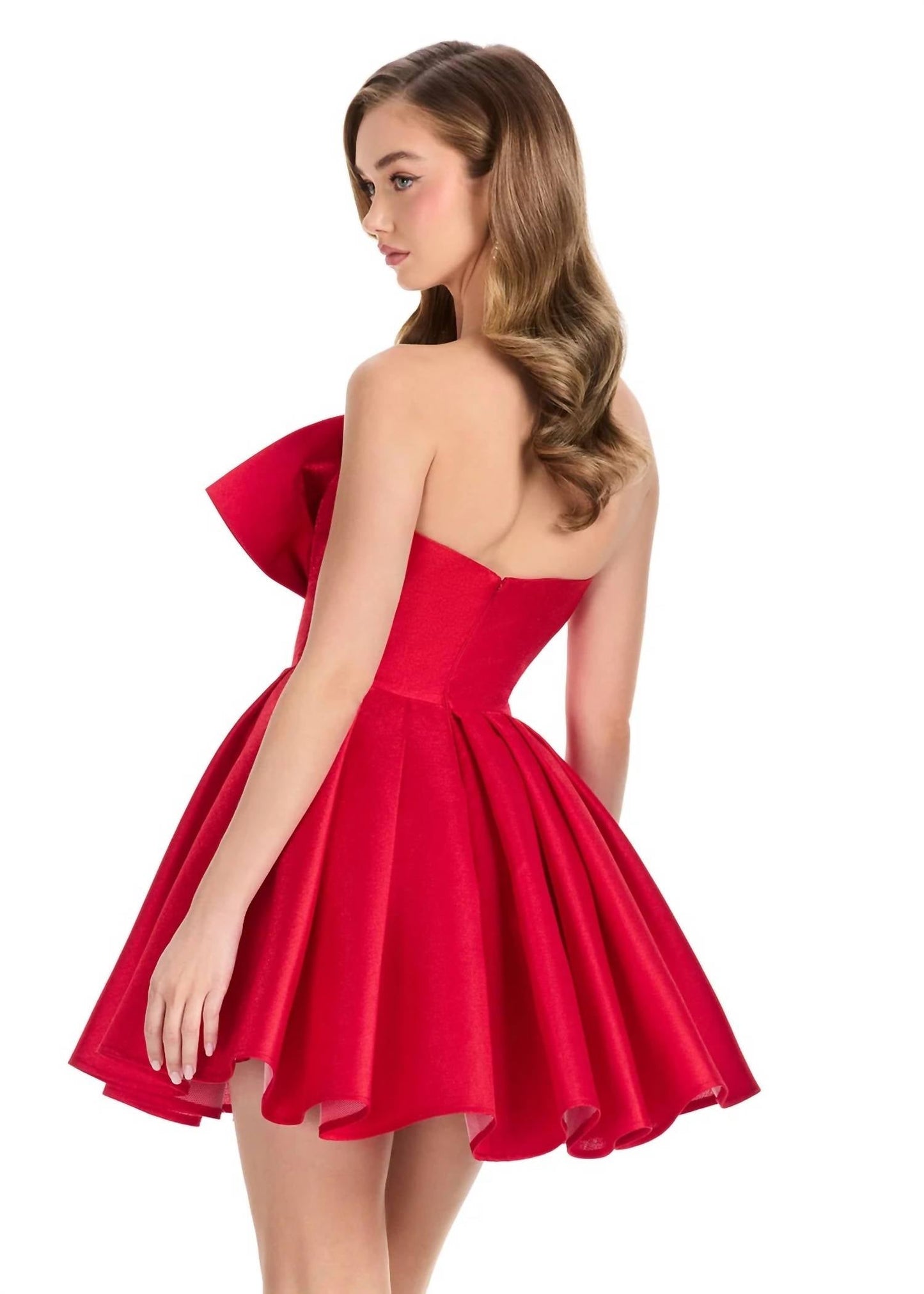 Ashleylauren - Short Mikado Dress
