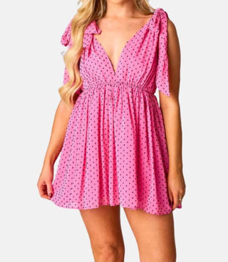 Buddylove - Vestido curto Melanie com amarração nos ombros