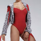 The Athletic Side Of Us - Lady Liberty Long Sleeve Leotard