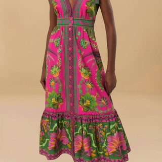 Farm Rio - Vestido Ana Midi