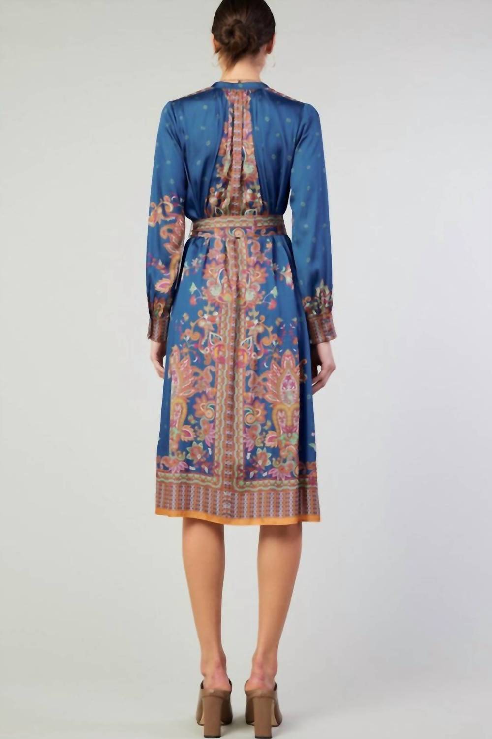 Current Air - Paisley Printed Midi Dress