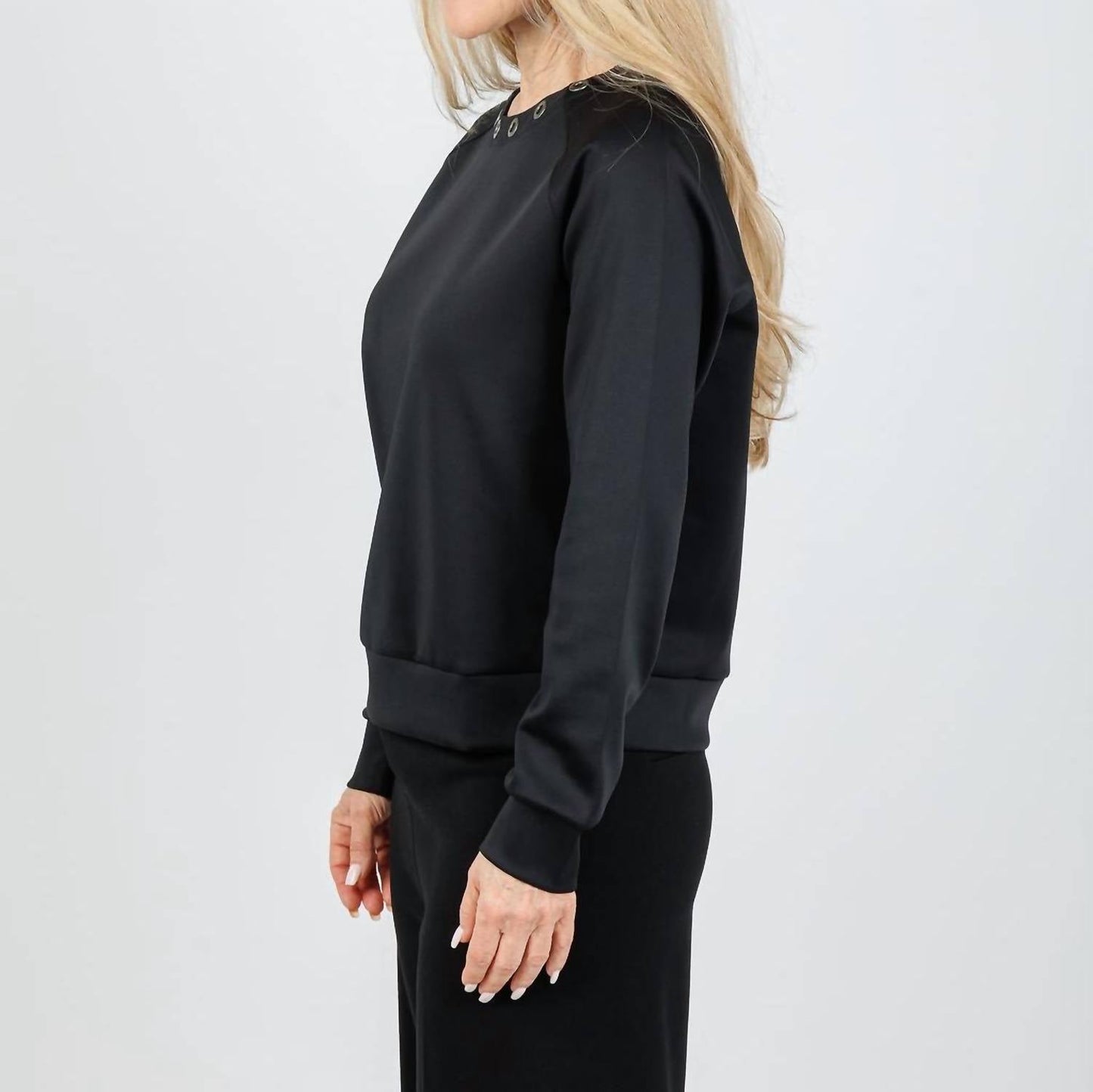 Lysse - Women's Desi Grommet Detail Neoprene Pullover