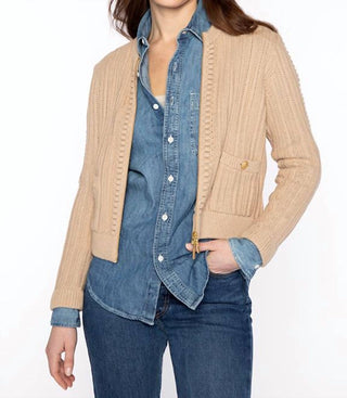 Kinross - Bobble Zip Cardigan