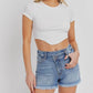 Cello - High Rise Mom Shorts