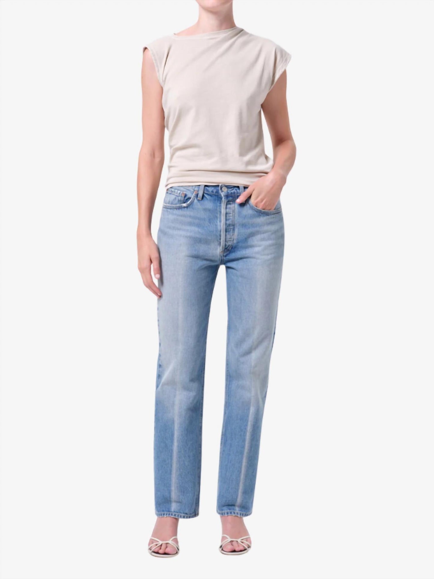 Agolde - Lana Relaxed Straight Jean